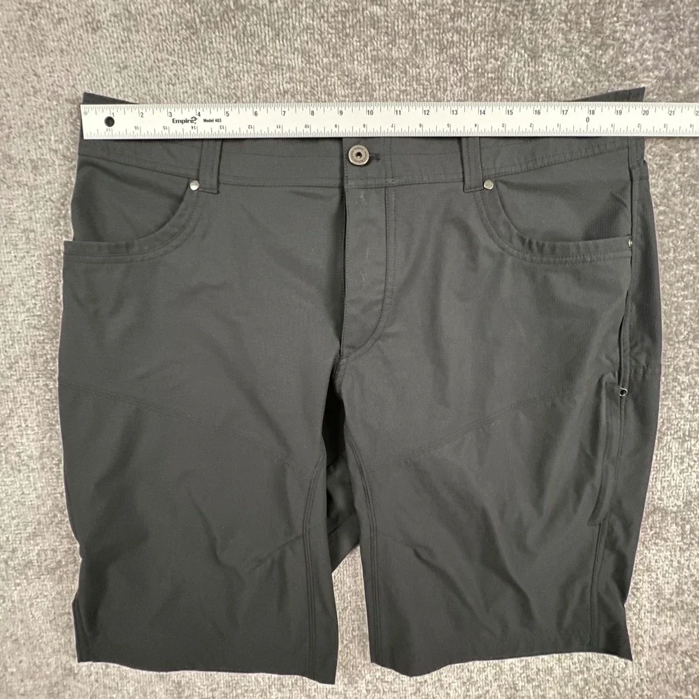 KUHL Silencr Kargo Short Mens 40 Black Reflex Softshell Hiking 5230 4351